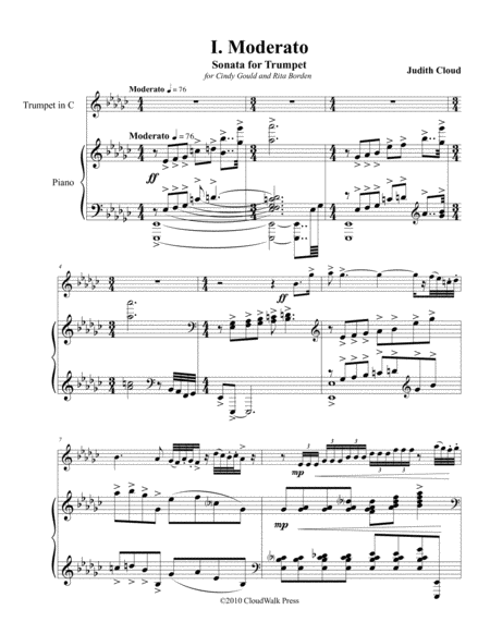 Sonata For Trumpet In C And Piano Page 2