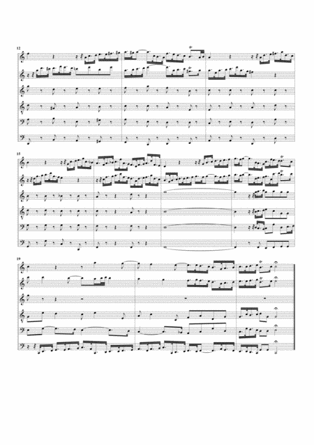 Sonata From Cantata Bwv 182 Arrangement For 6 Recorders Page 2