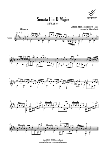 Sonata I In D Major Page 2