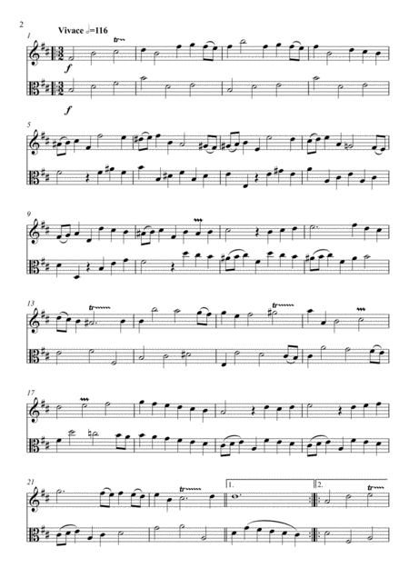 Sonata In B Minor For Flute Viola Page 2