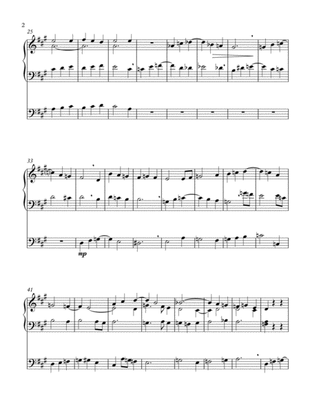 Sonata In C For Organ Meditation By Thomas R Schadl Page 2