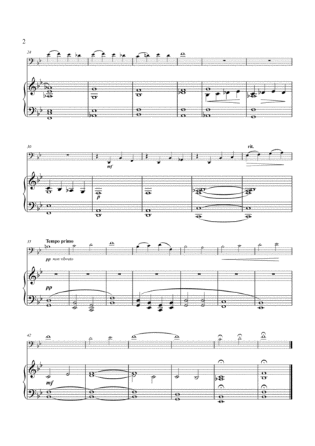 Sonata No 2 For Cello And Piano Opus 32 Page 2