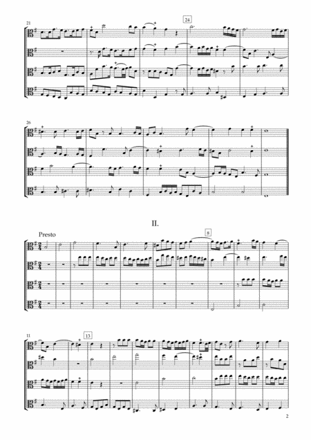 Sonata Op 34 3 For Four Violas Page 2