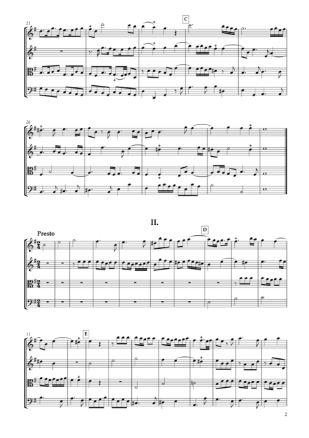 Sonata Op 34 3 For String Quartet Page 2