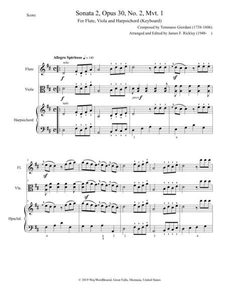 Sonata Opus 30 No 2 Page 2