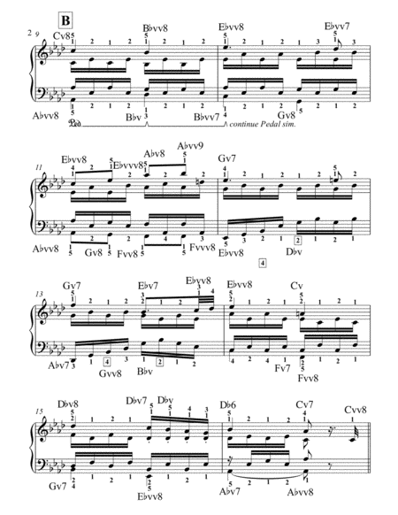 Sonata Pathetique Op 13 2nd Movement Adagio With Piano Fingering Ultimate Adult Student Edition Page 2