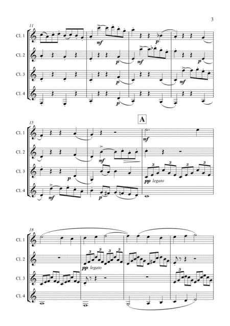 Sonatina For 4 Clarinets Page 2