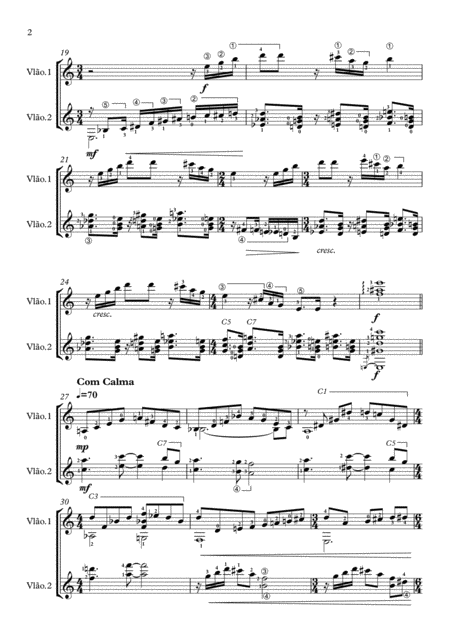 Sonatina For Two Guitars Page 2