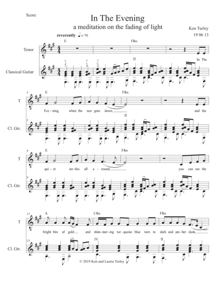 Song Cycle No 1 For Voice And Guitar Meditations Of An Elder Age Page 2