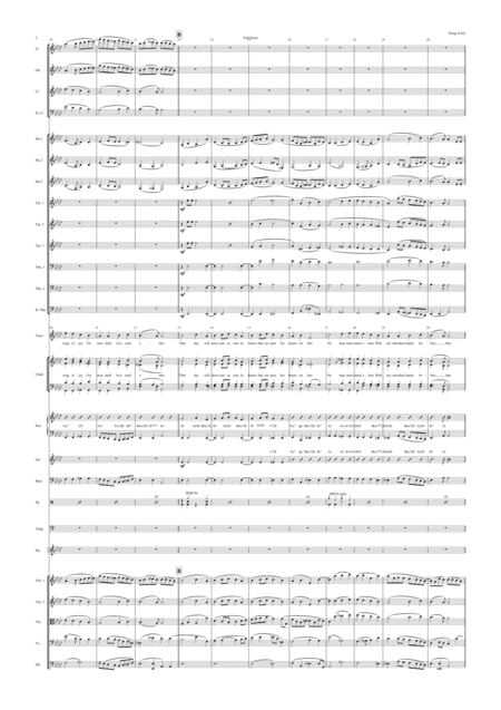 Song Of Joy For Solo Tenor Voice Choir And Pops Orchestra Key Of Ab To Bb Major Page 2