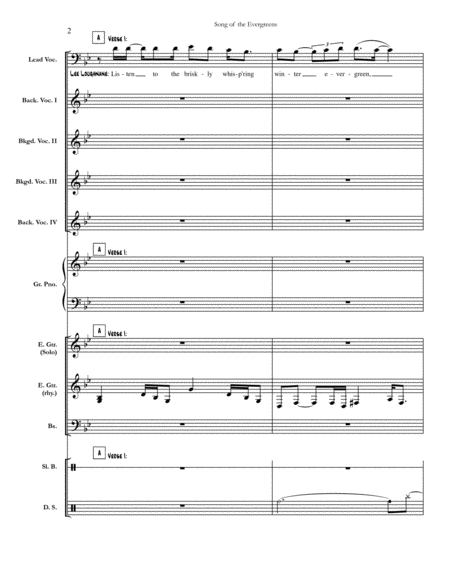 Song Of The Evergreens Chicago Complete Score Page 2