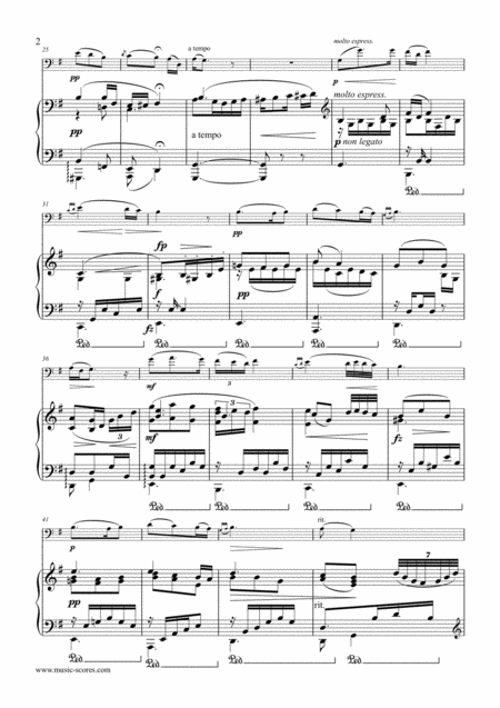 Song To The Moon Bassoon And Piano Page 2