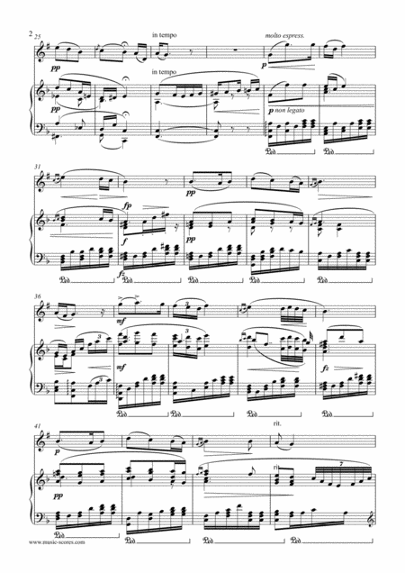 Song To The Moon Clarinet And Piano Page 2