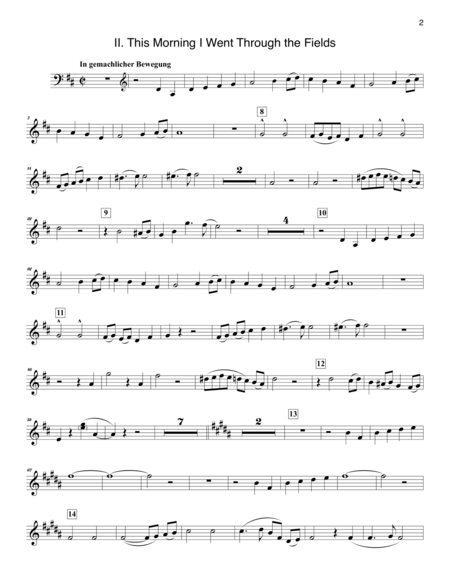 Songs Of A Wayfarer For Horn And Piano Page 2