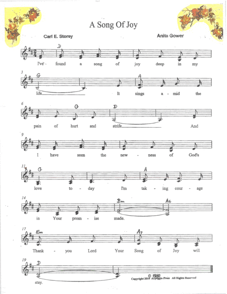 Songs Of Joy Page 2