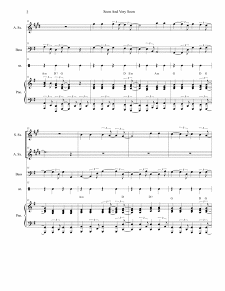 Soon And Very Soon Duet For Soprano And Alto Saxophone Page 2
