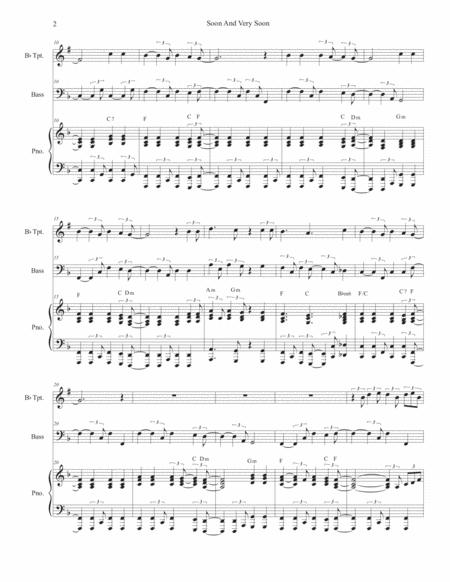 Soon And Very Soon For Bb Trumpet Solo And Piano Page 2