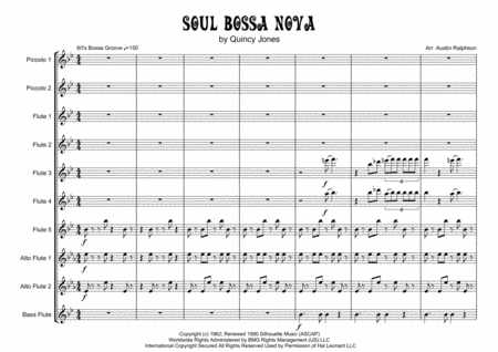 Soul Bossa Nova Flute Choir Flute Ensemble No Drum Kit Page 2