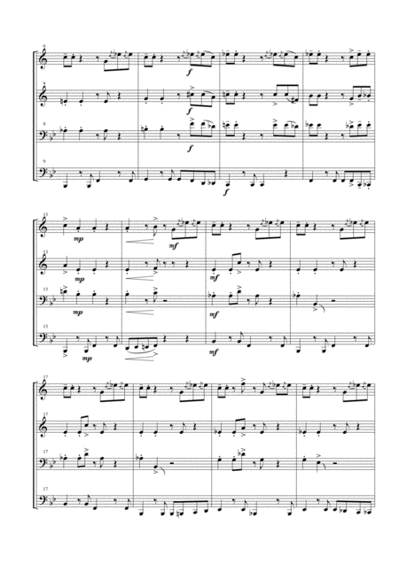 Soul Bossa Nova For Brass Quartet Page 2