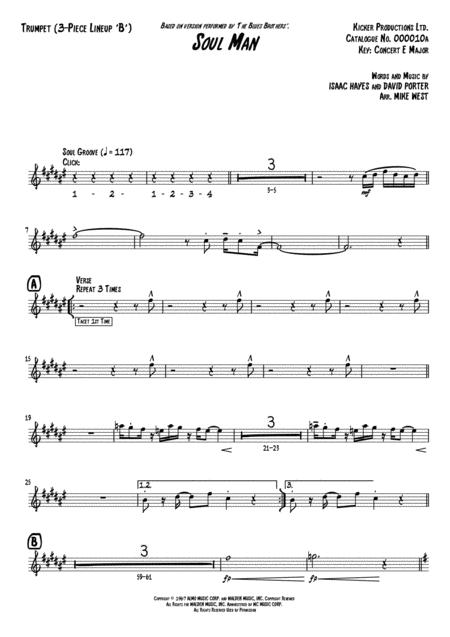 Soul Man 3 Piece Brass Section B Page 2