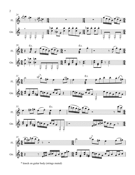 Southwestern Suite For Flute And Guitar Page 2