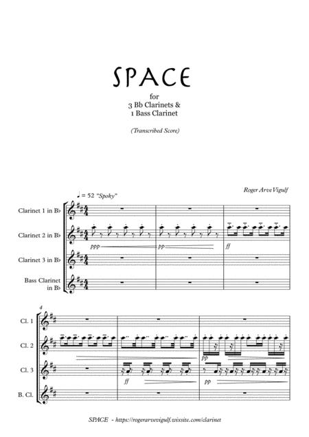 Space For Clarinet Quartet Page 2