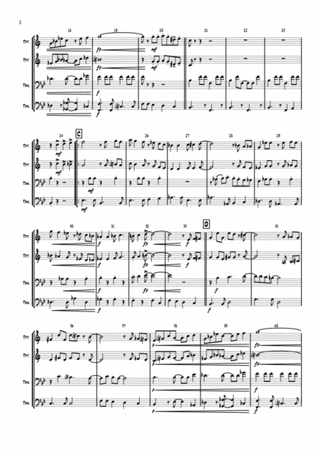 Spanish Flea Herb Albert Brass Quartet Page 2