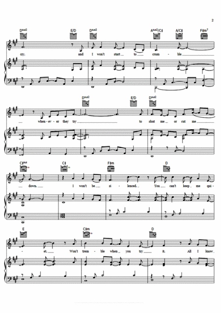 Speechless Piano Solo Page 2