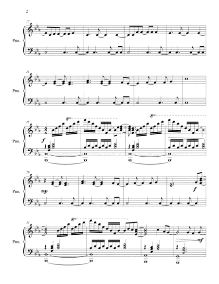 Spiders Piano Solo Page 2
