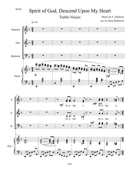 Spirit Of God Descend Upon My Heart Satb Revised Edition Page 2