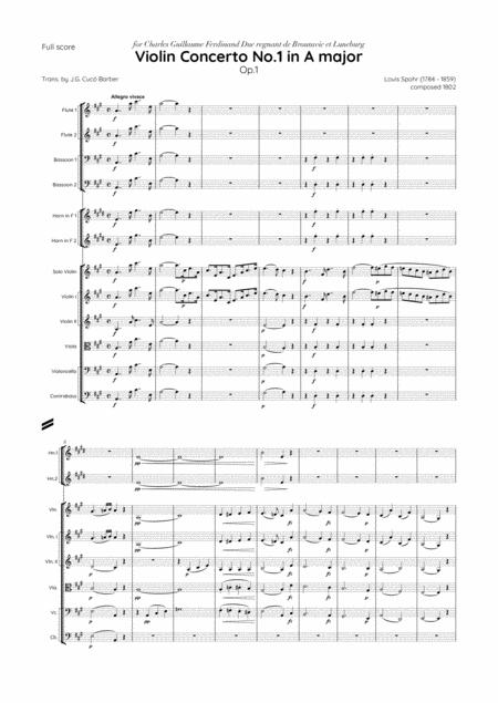 Spohr Violin Concerto No 1 In A Major Op 1 Page 2
