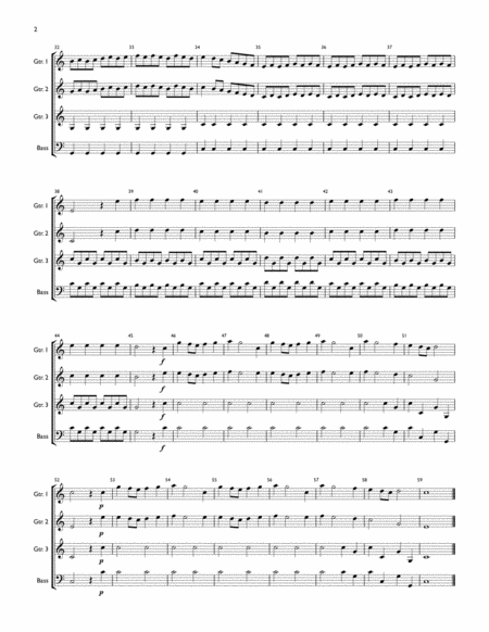 Spring From The Four Seasons For Grade 1 5 Guitar Trio Or Ensemble Page 2