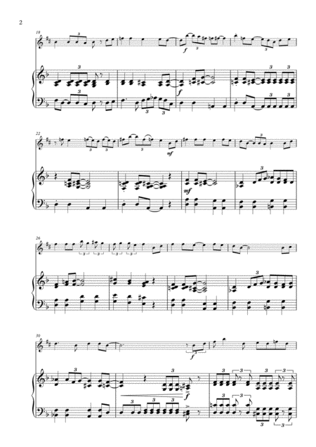 St James Infirmary For Solo Alto Sax And Piano Page 2