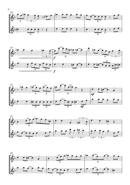 St James Infirmary Saxophone Duet Page 2