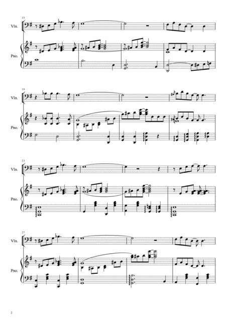 St Louis Blues Cello Solo Page 2