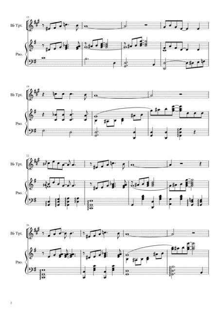 St Louis Blues Trumpet Solo Page 2