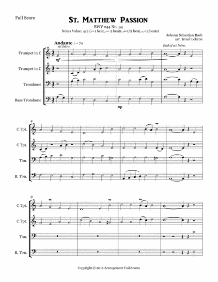 St Matthew Passion Page 2