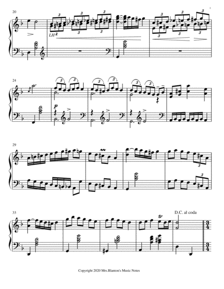 St Scholastica Advanced Piano Solo Page 2