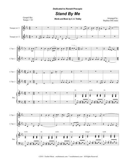 Stand By Me Duet For C Trumpet Page 2