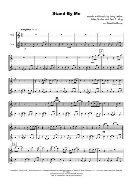 Stand By Me Flute And Oboe Duet Page 2