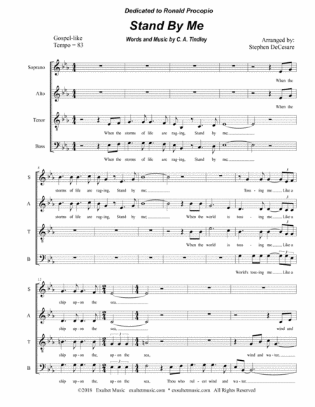 Stand By Me For Satb Page 2