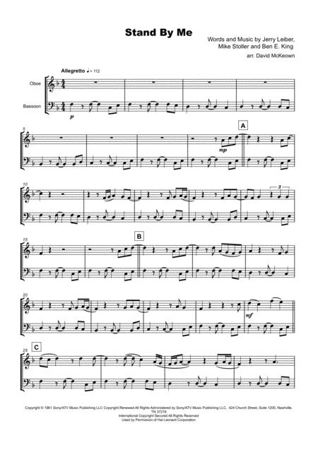 Stand By Me Oboe And Bassoon Duet Page 2