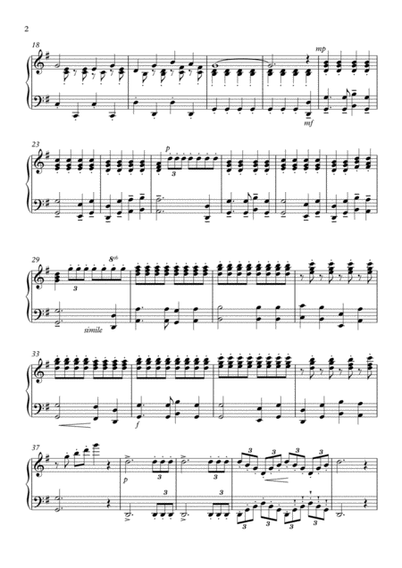 Stand Up For Jesus Piano Solo Page 2