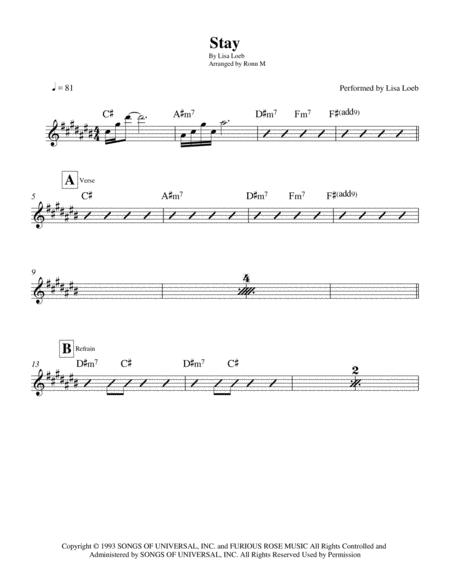 Stay Chord Guide By Lisa Loeb Page 2