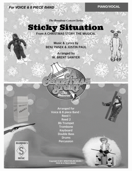 Sticky Situation From The Musical A Christmas Story For Voices And 8 Piece Band Piano Vocal Score Page 2