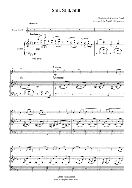 Still Still Still Trumpet Piano Page 2