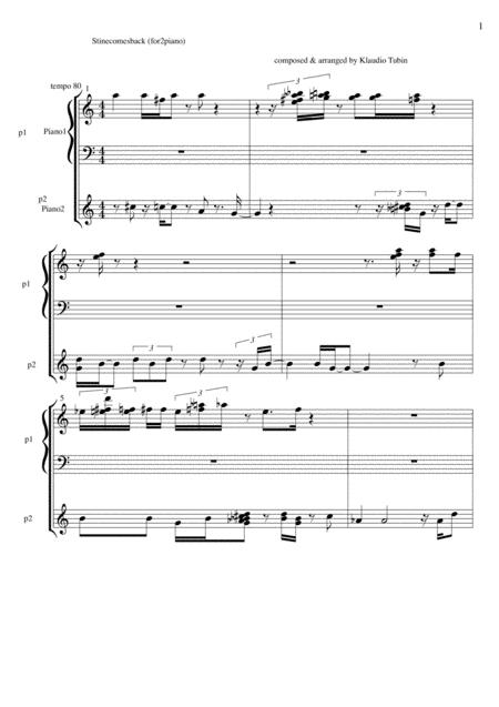 Stinecomesback For Piano Duet Page 2