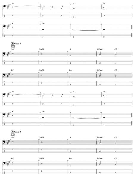 Sting Shape Of My Heart Complete And Accurate Bass Transcription Whit Tab Page 2