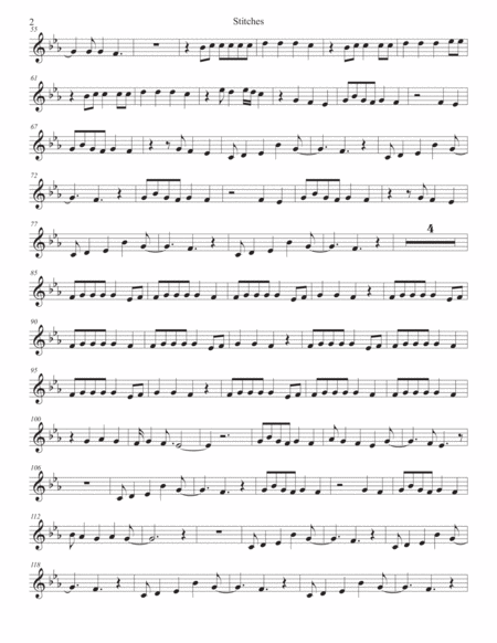 Stitches Original Key Clarinet Page 2