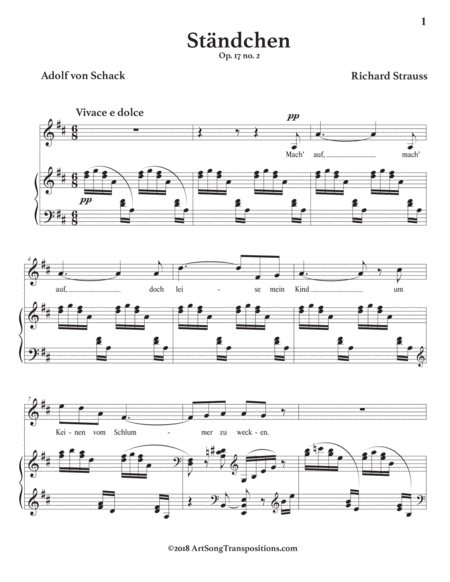 Stndchen Op 17 No 2 D Major Page 2